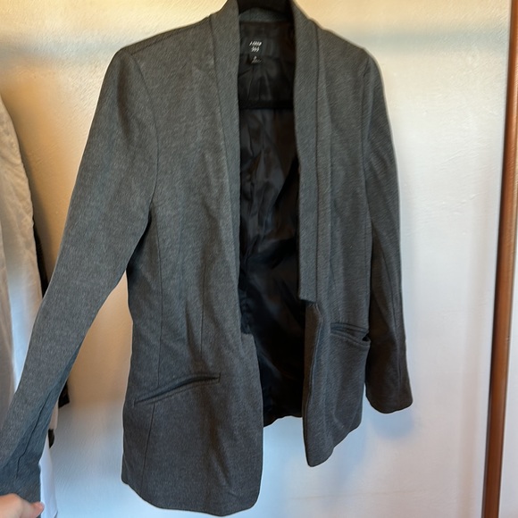 J crew blazer, grey, 365, size 8 - Picture 3 of 4